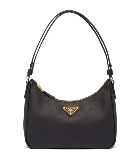 prada bn2316|PRADA SAFFIANO Handbag Shoulder Bag Leather NERO Black .